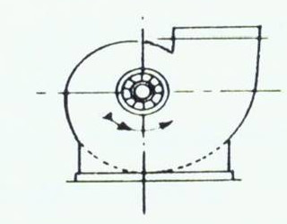 上方向反時針回轉