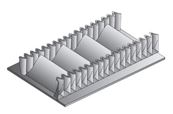 裙邊檔板輸送帶