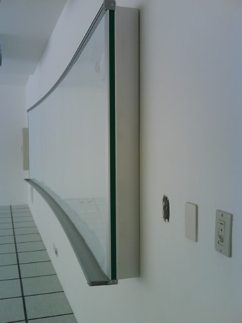 教室弧型白板