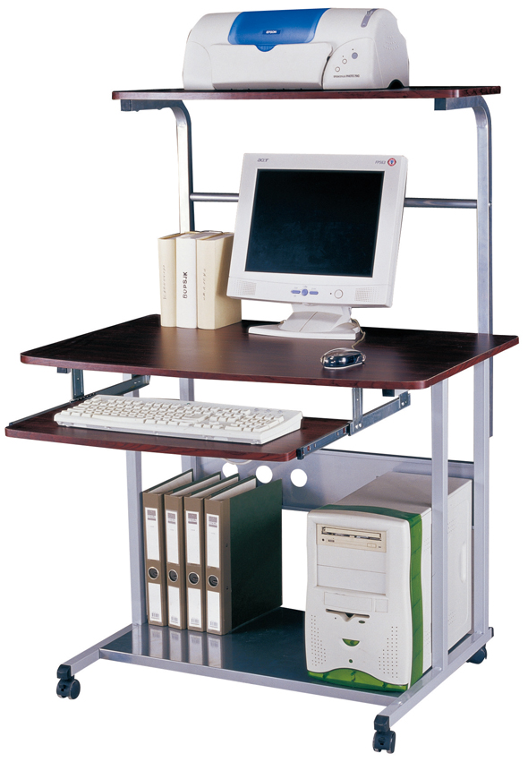 J106-11YS1019深胡桃(液晶)電腦桌