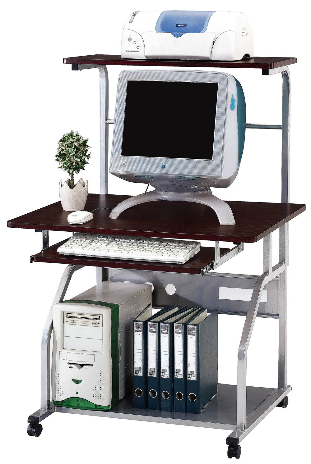 J106-08YS2008深胡桃電腦桌