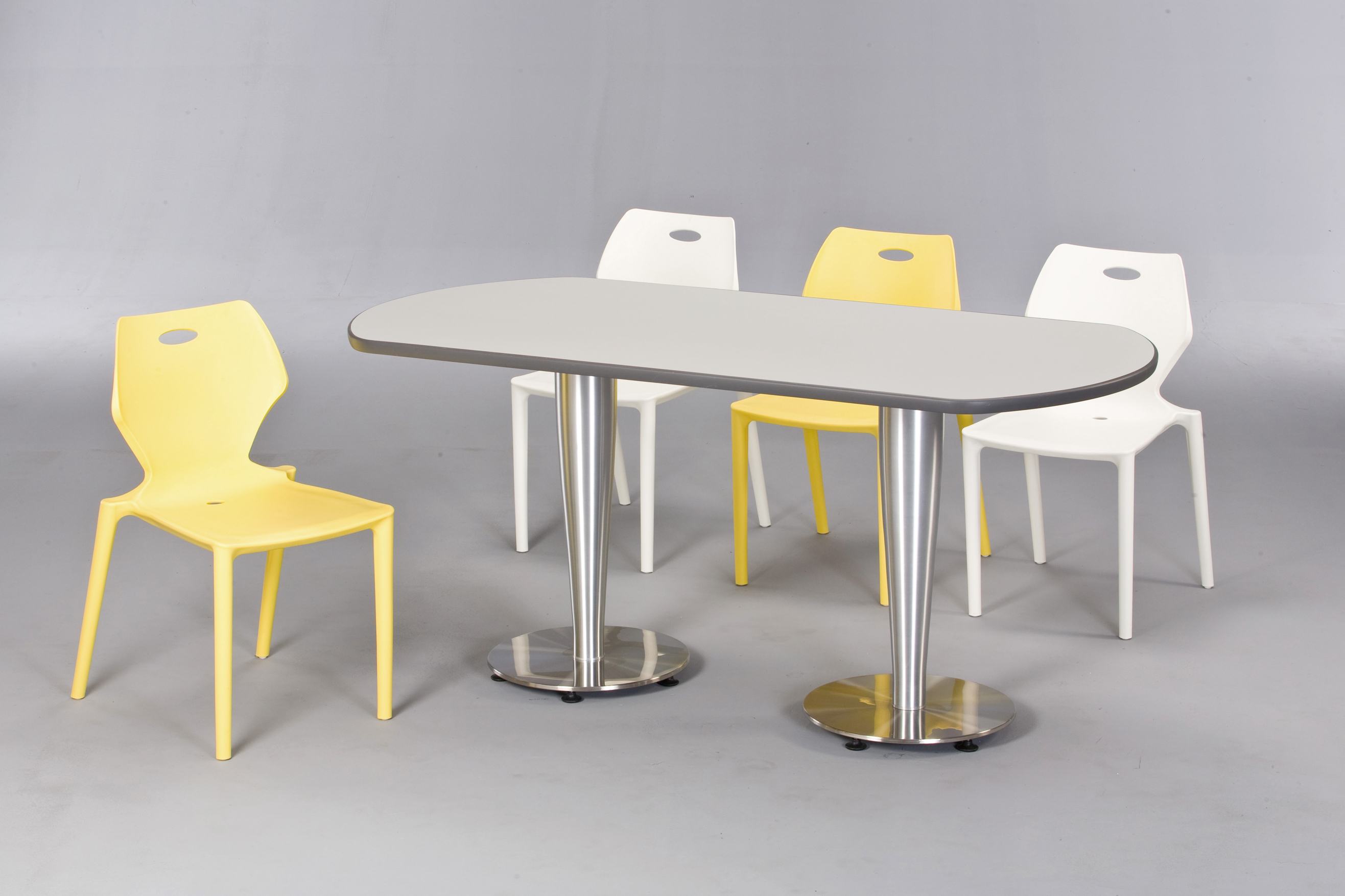 J046-01弧型洽談會議桌(鋁合金腳)905