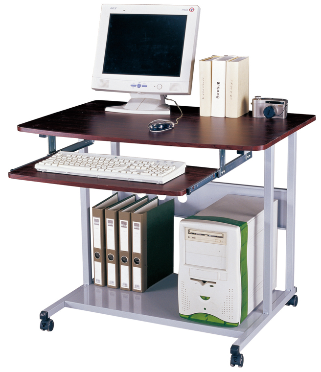 J106-04YS1021深胡桃(液晶)電腦桌