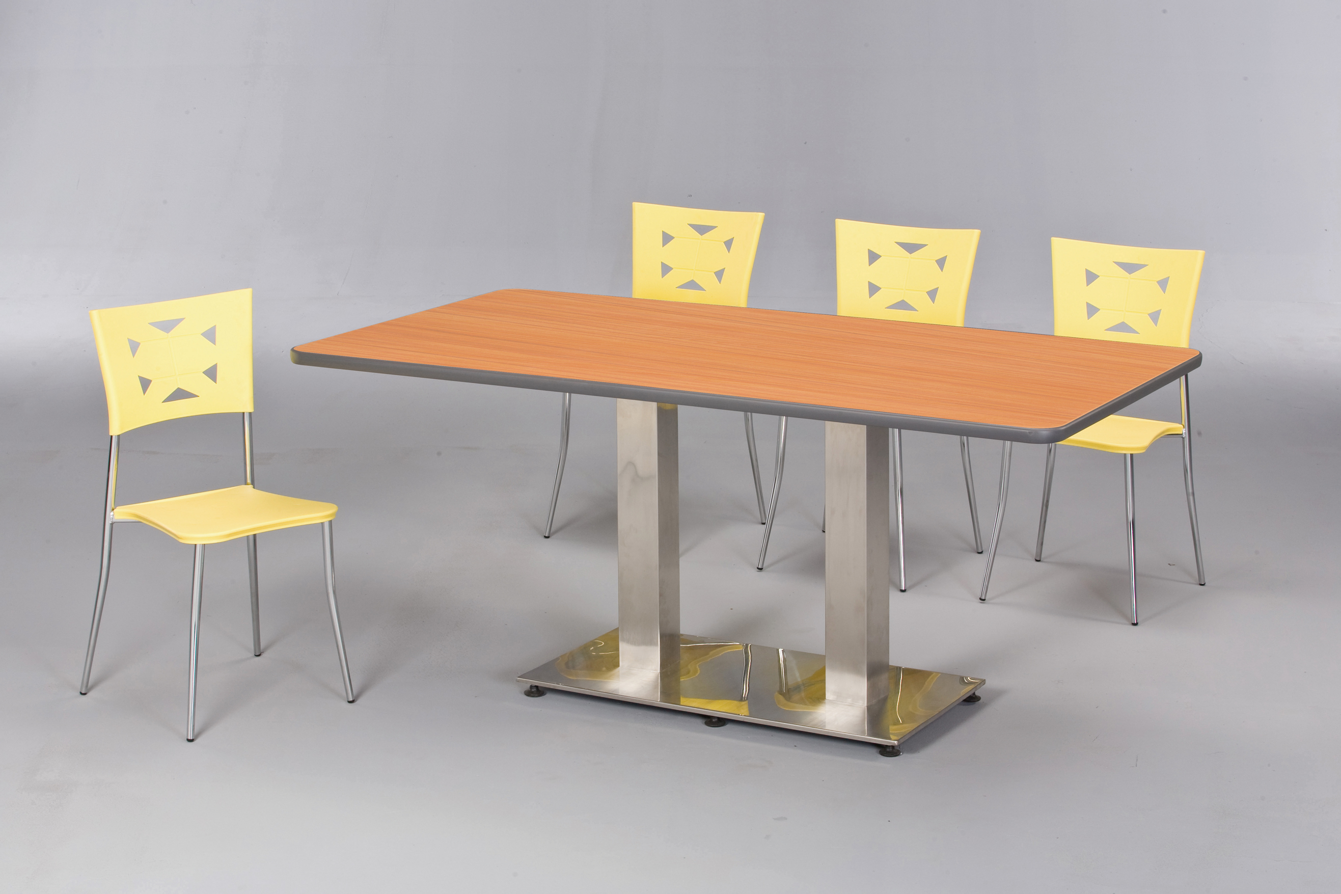 J046-05小圓角洽談會議桌(鋁合金腳)6952