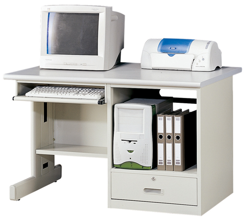 J107-10抽替式電腦桌(附插座)