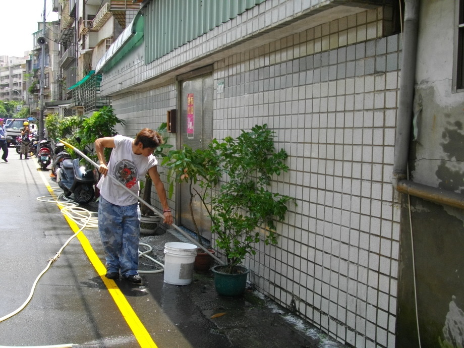 清洗外牆施工照片