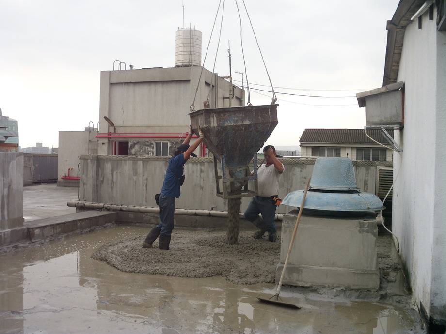 頂樓漏水施工照片及說明