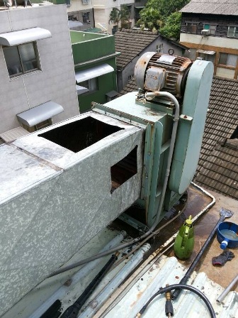 抽風主機清潔