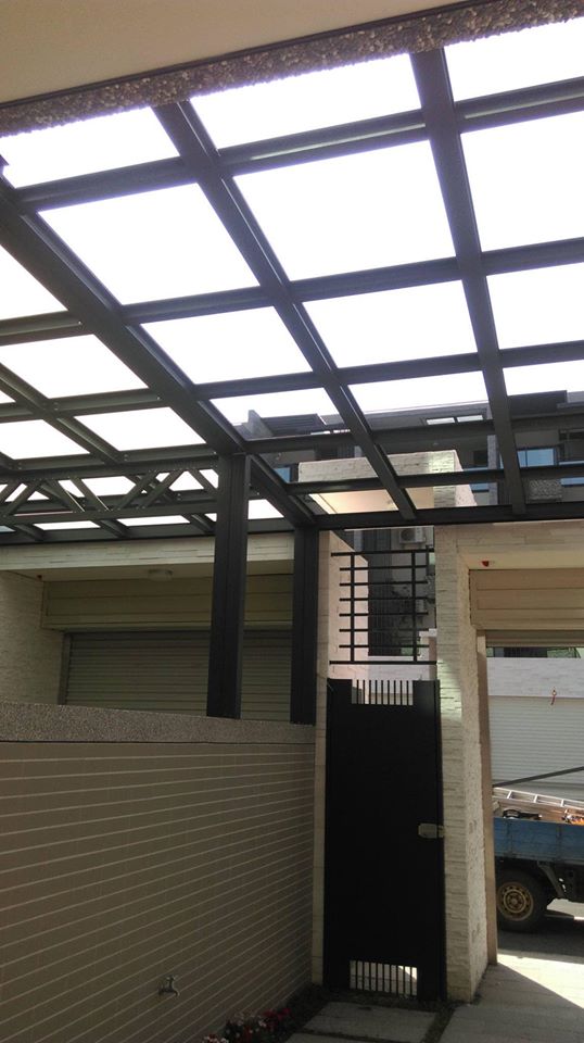 玻璃屋採光罩~大永鋼鋁門窗.專業丈量