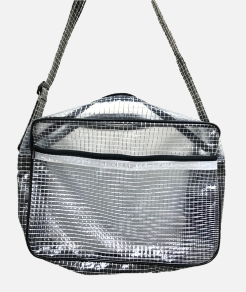ESD防靜電透明網狀側背包