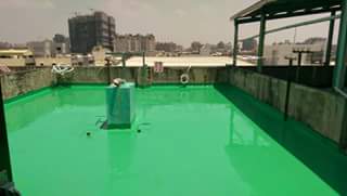 好天氣之熱爆了，台南市屋頂pu防水施作工程，東區某屋頂