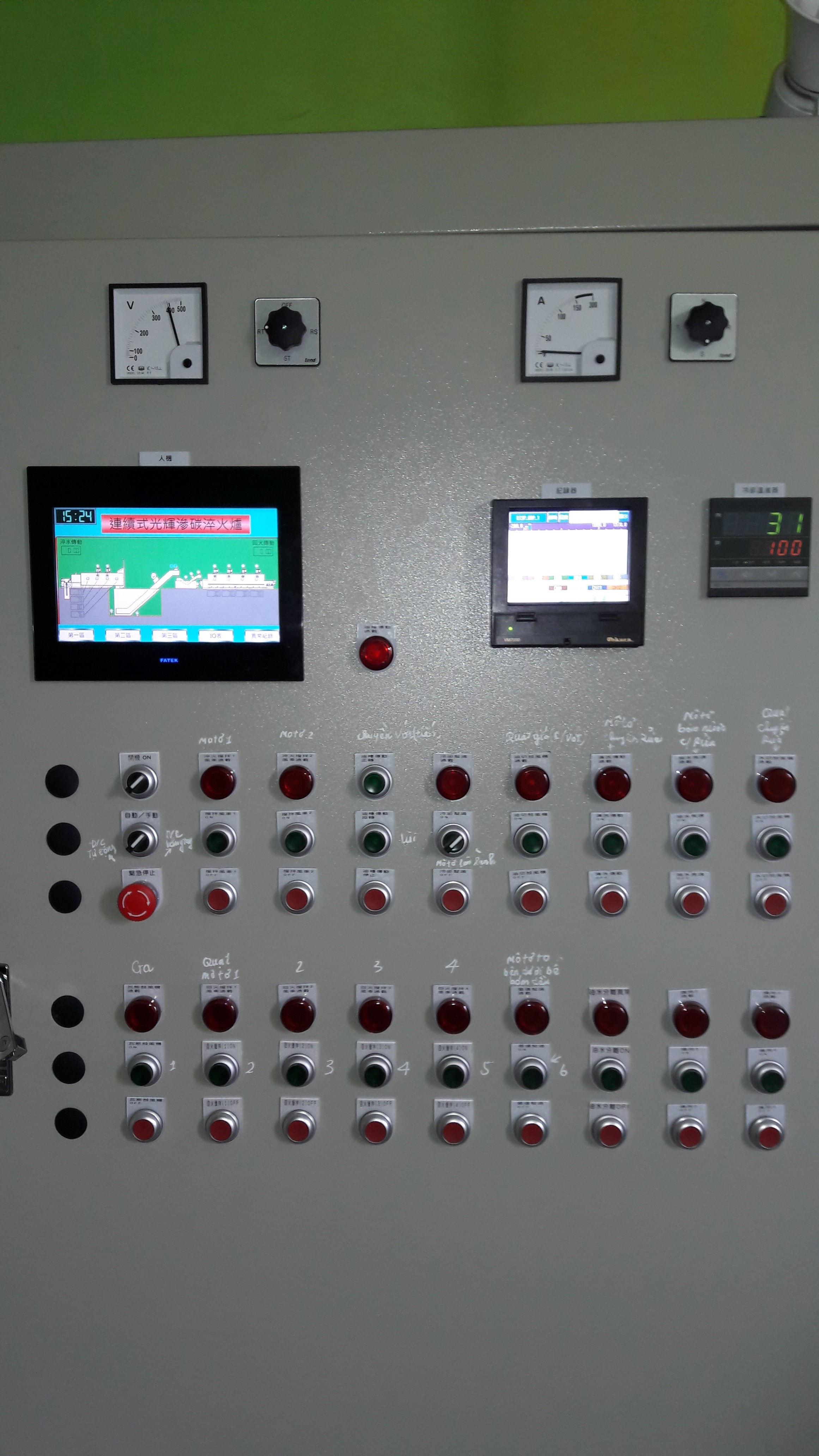 人機回火退火爐控制盤