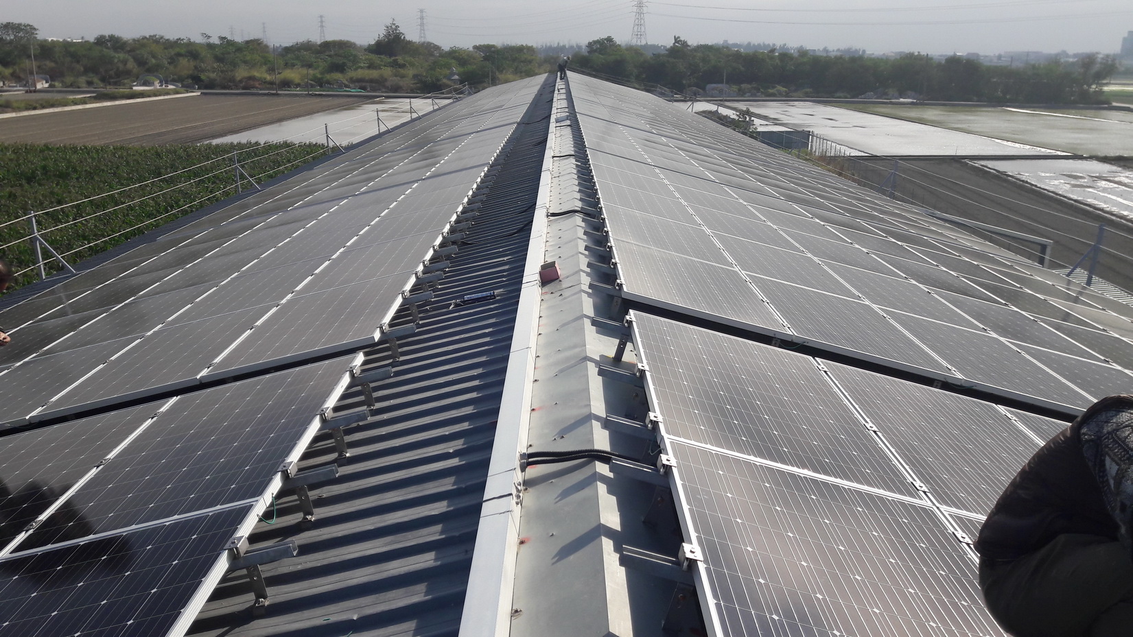 禽畜舍屋頂型太陽能建構-1