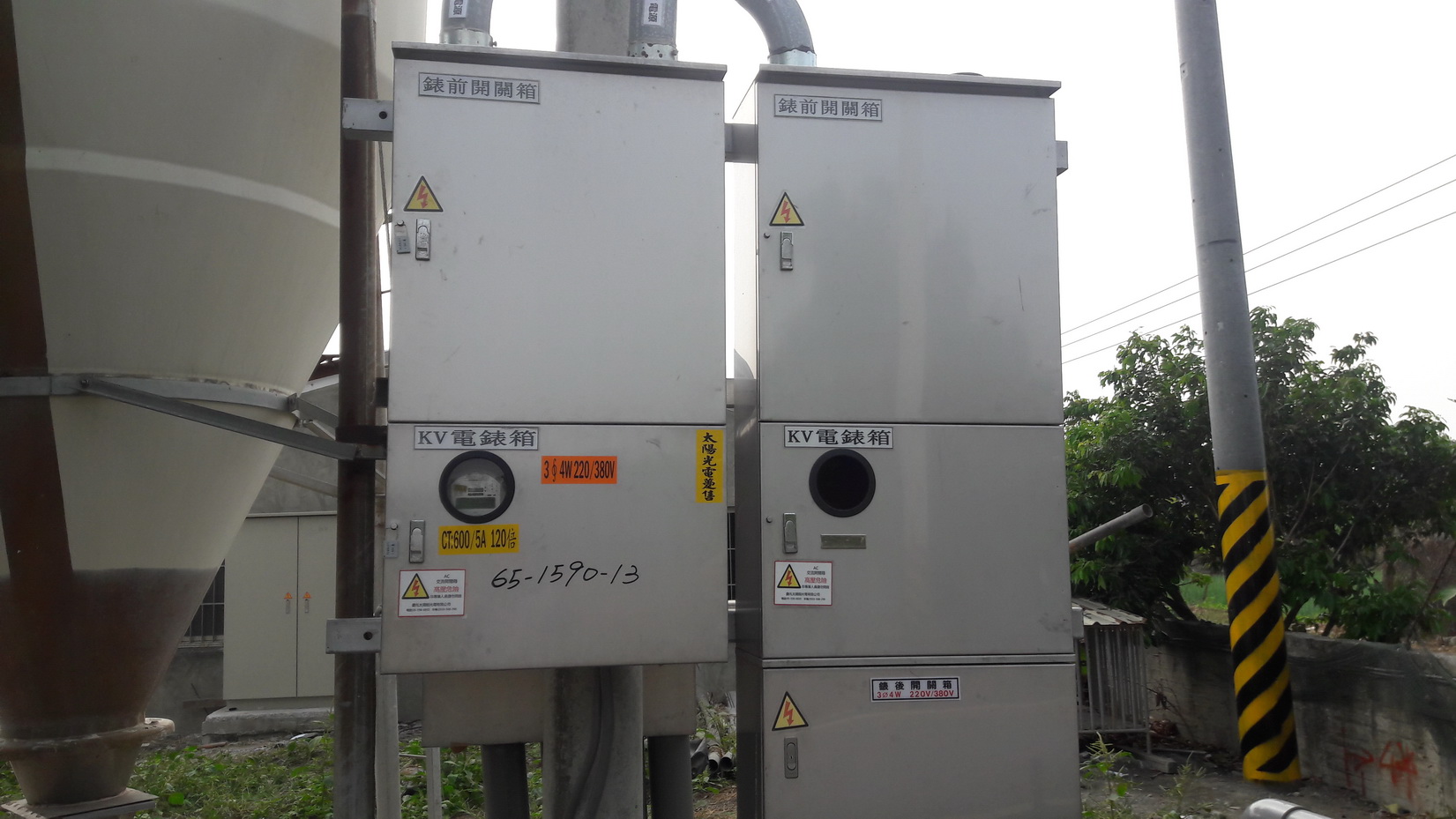 元長龍岩鴨舍屋頂型太陽能工程-4