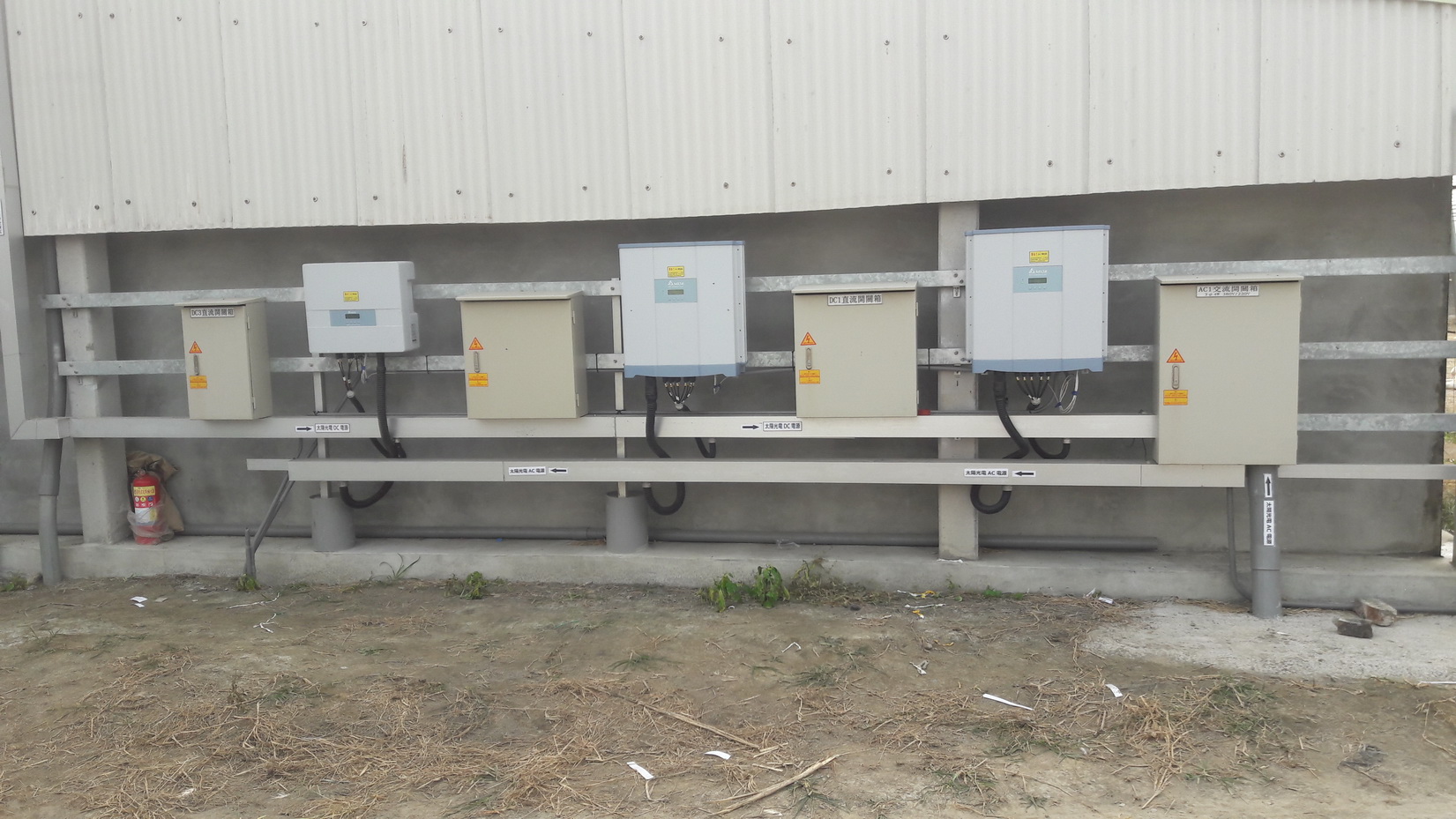 元長龍岩鴨舍屋頂型太陽能工程-5