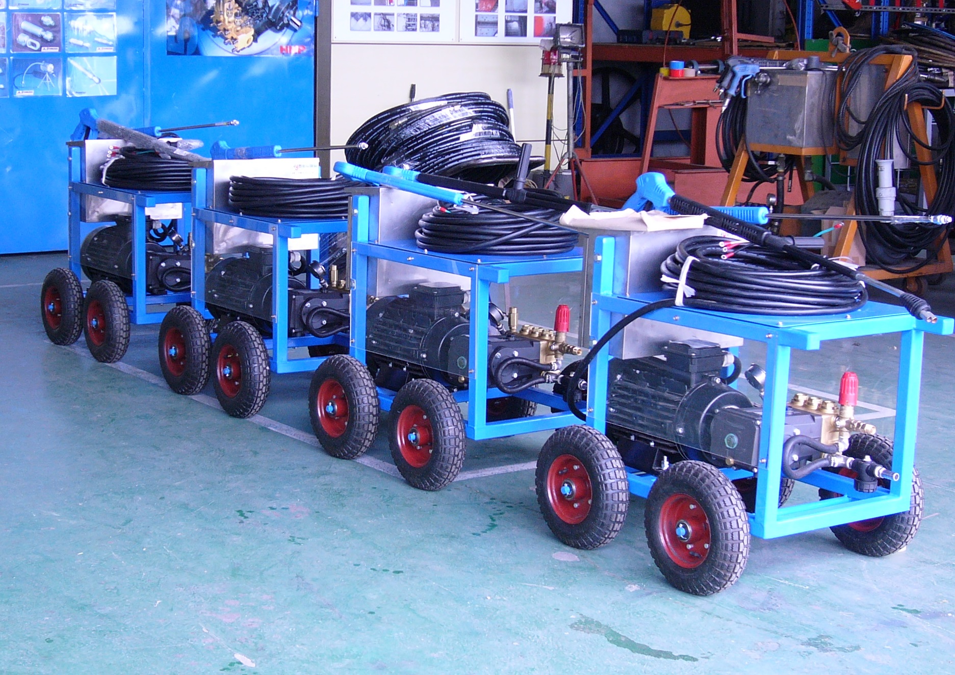 船體表面清洗-作業壓力：300