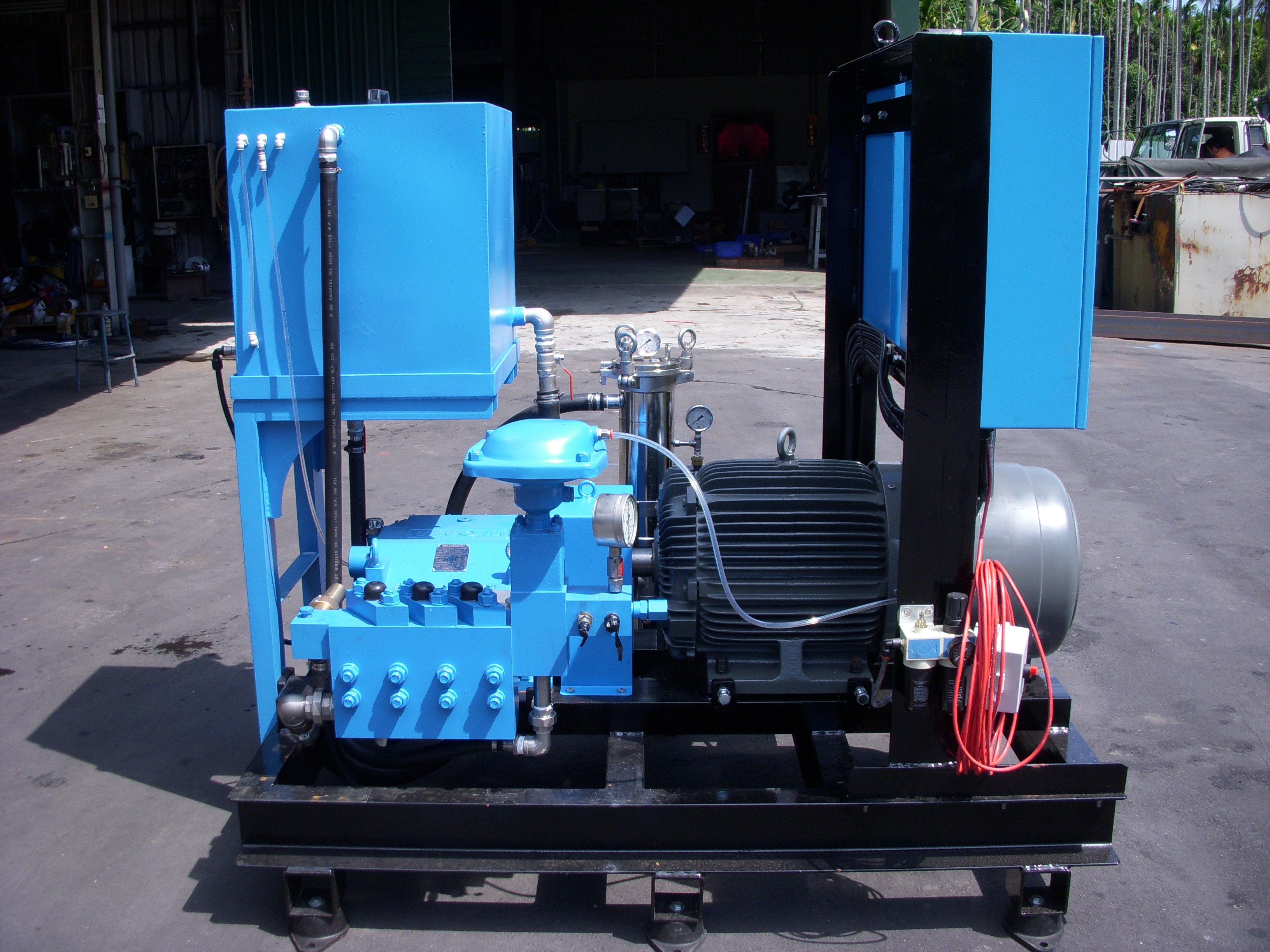 殼模打除-作業壓力：750bar