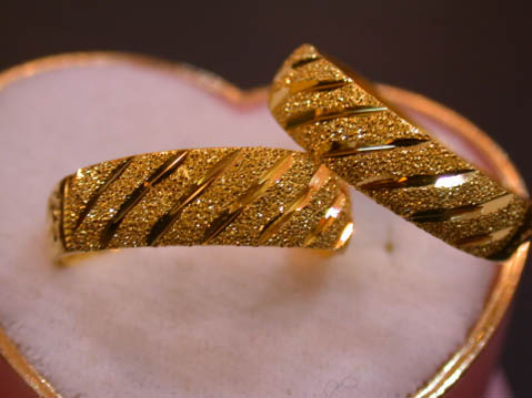 純金情人金沙對戒