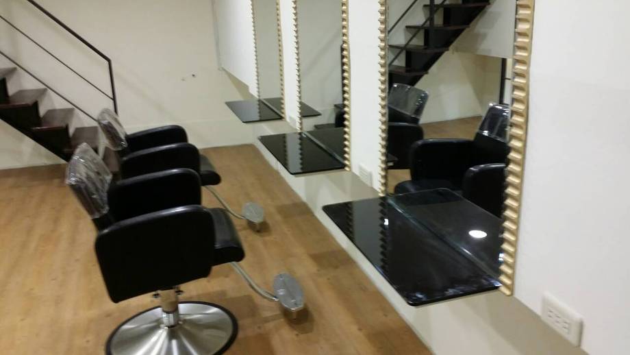 髮型店設計鏡子玻璃