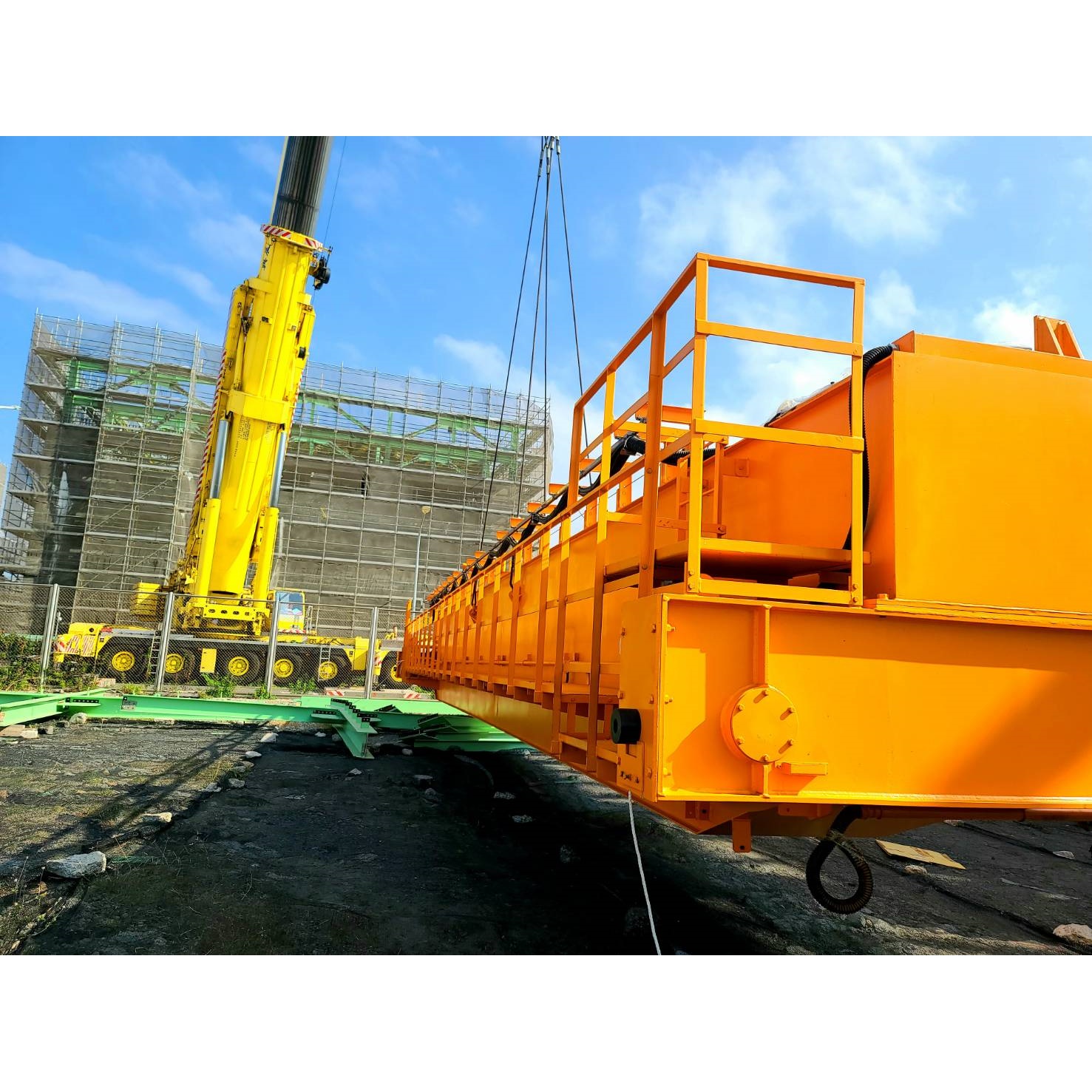 通霄發電廠重件倉庫-鋼構及天車和屋頂工程