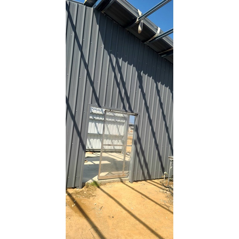 通霄溫室外防風牆工程及資材室