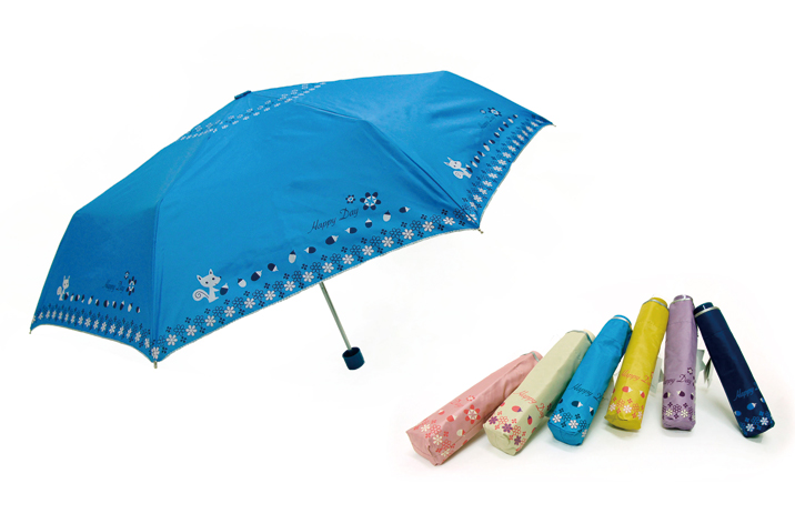 防風銀膠小松鼠三折傘