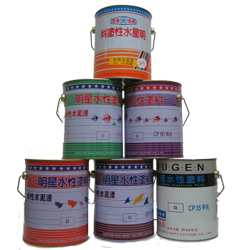 明星牌塗料-水性水泥漆(乳膠漆)(第1種)