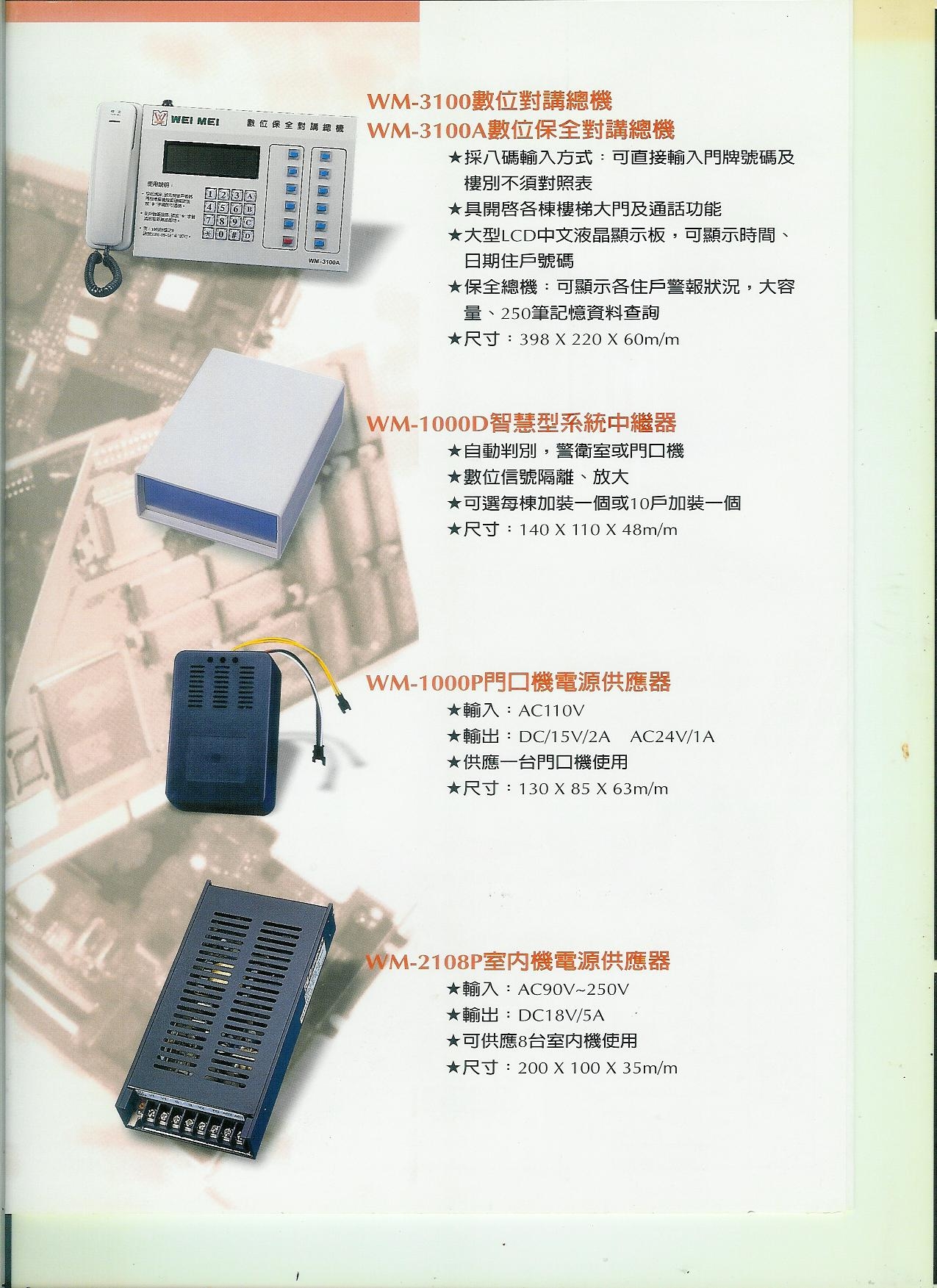 WM總機週邊系列