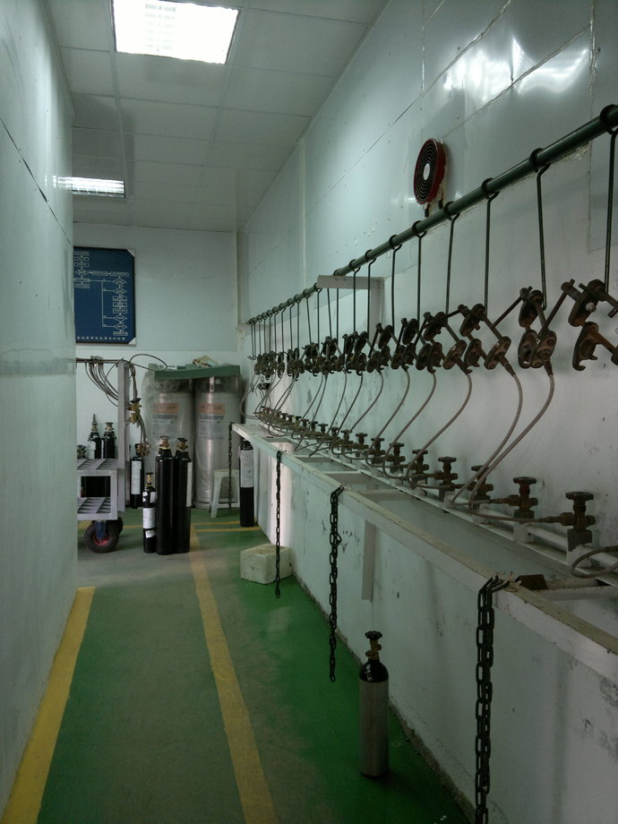 醫用氧氣專用灌充區