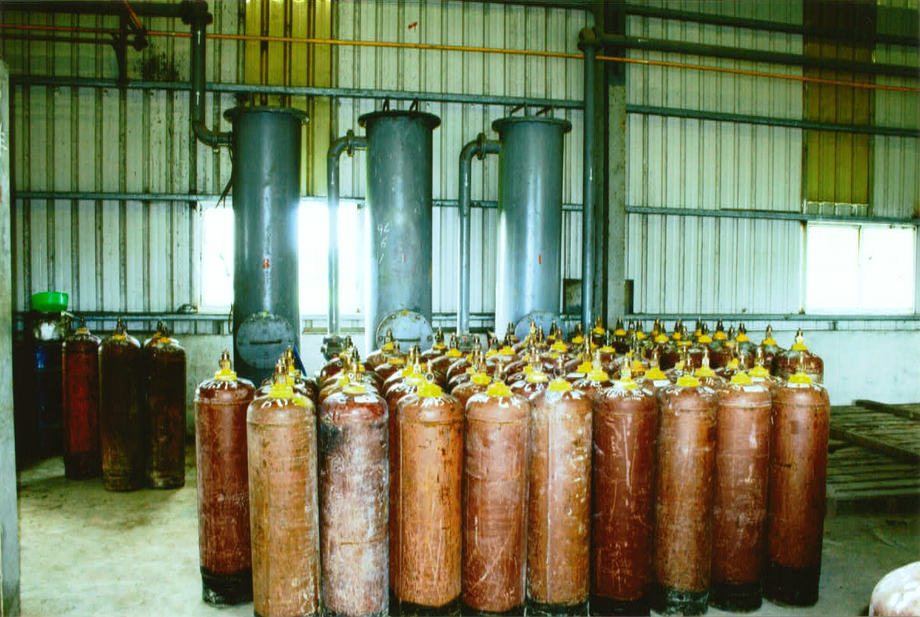 乙炔與消石灰製造工廠