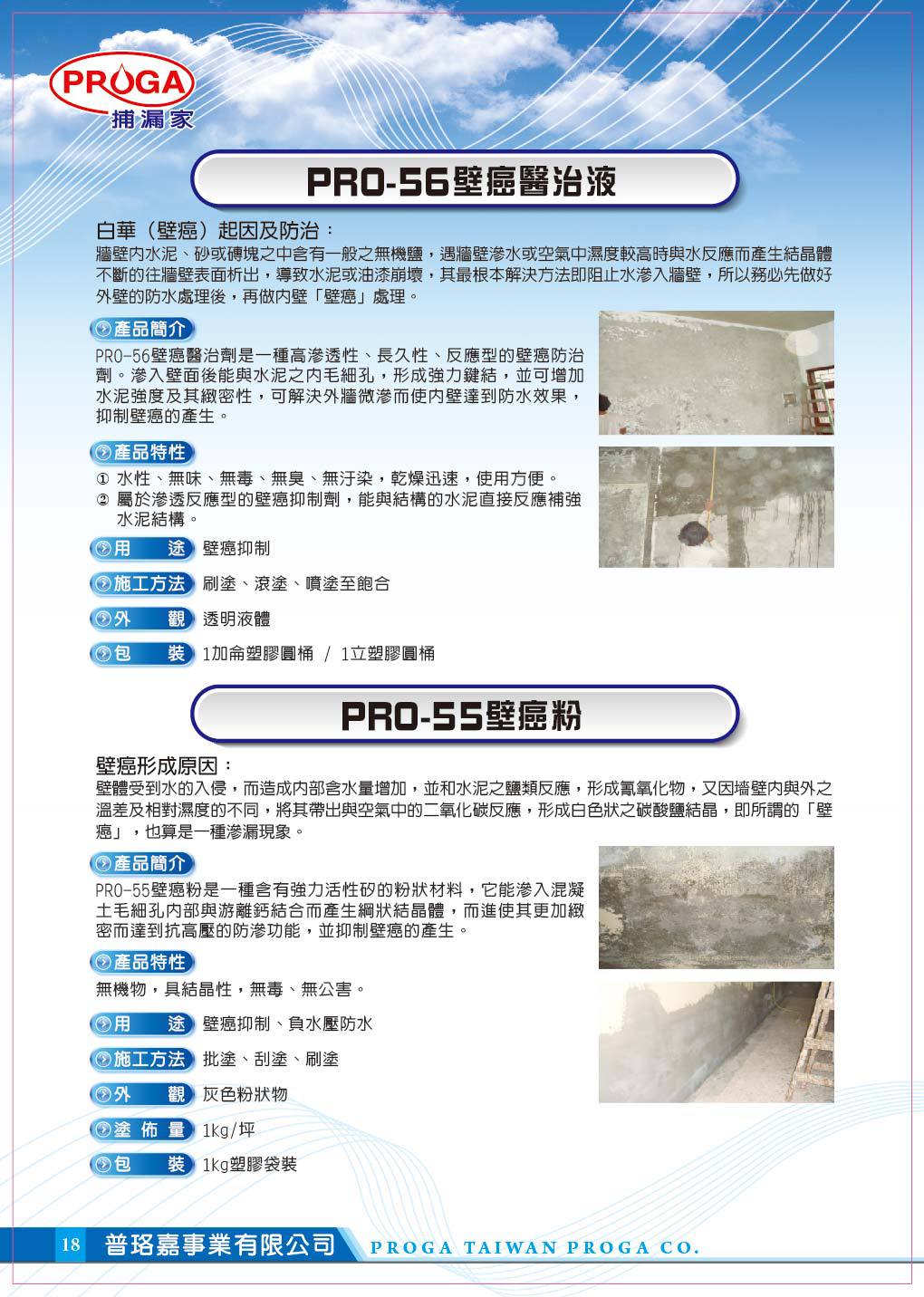 PRO-56(55)壁癌醫治液(壁癌粉)