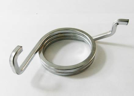 異形，雙卷圈扭力彈簧