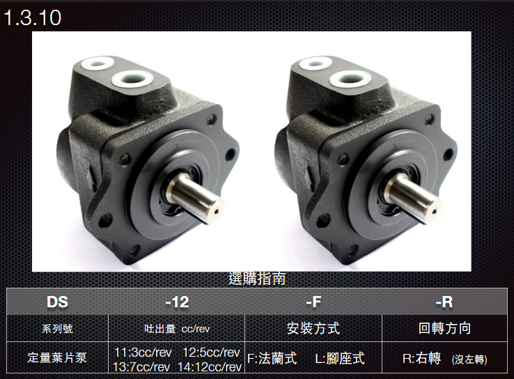 1.3.10-固定容量葉片泵浦