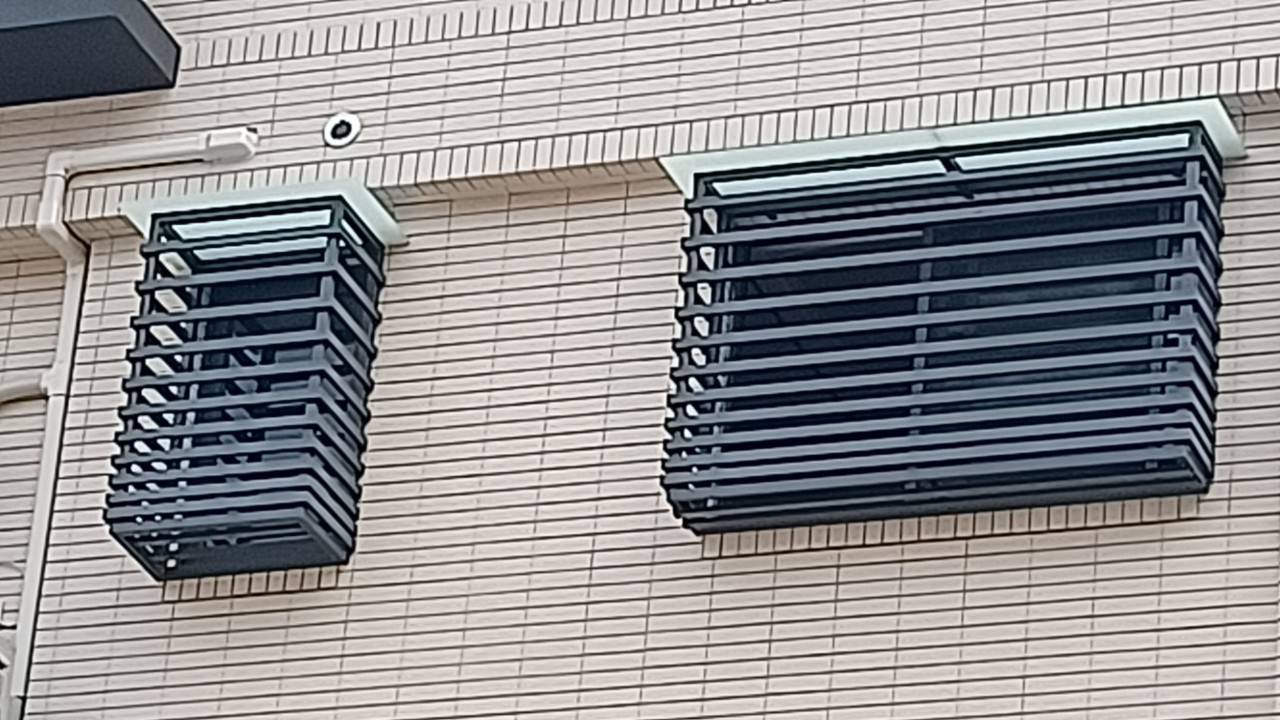 藝術格柵窗與雨遮