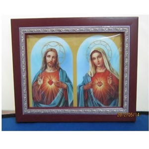 小4D聖心圖(裱框)