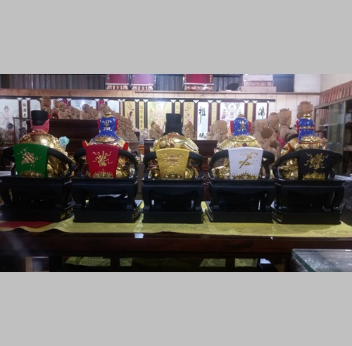 五路財神(純台灣手工雕刻)--大典佛具