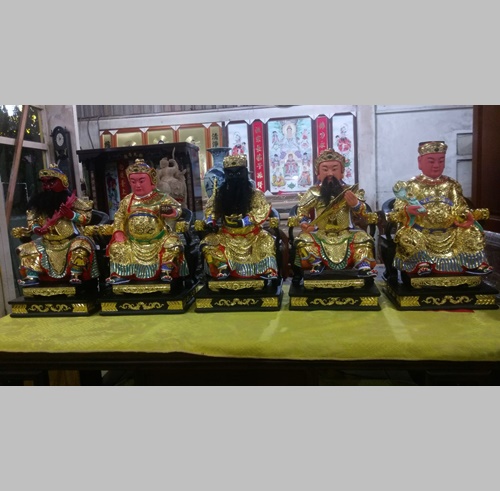 五路財神(純台灣手工雕刻)--大典佛具