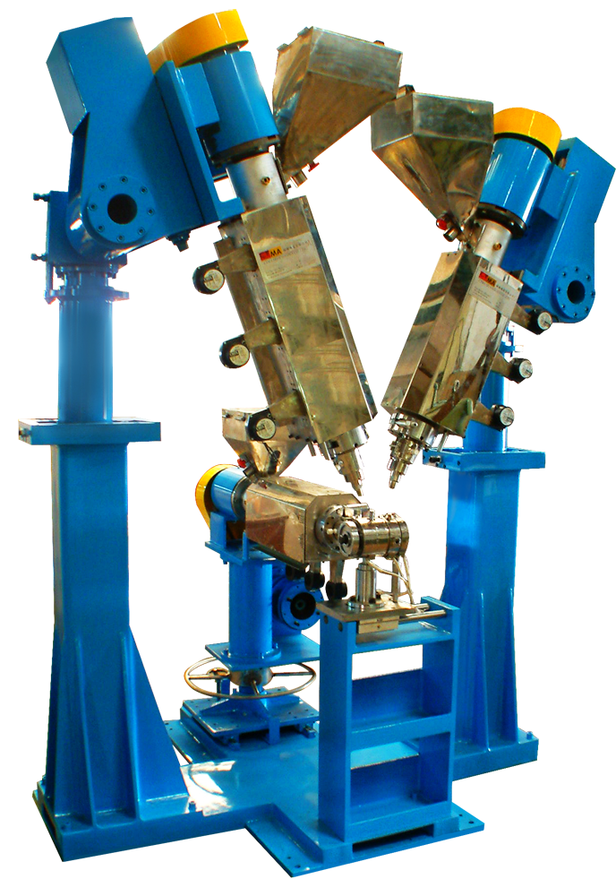 鐵氟龍三層共擠押出機