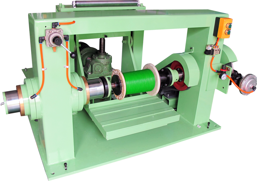 無軸式動力給線機