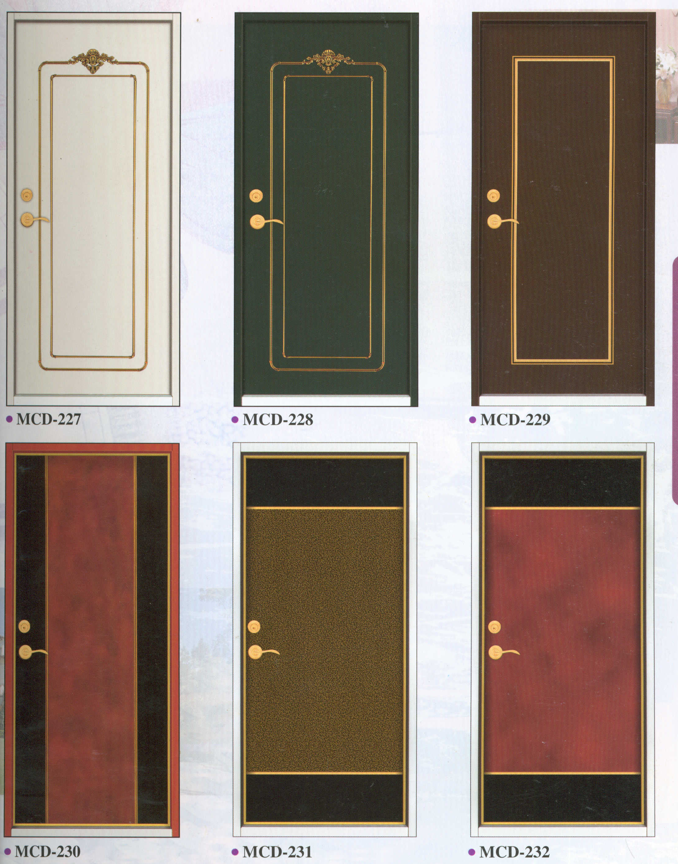 內玄關門-粉體烤漆