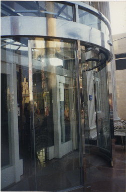 不銹鋼圓弧自動門