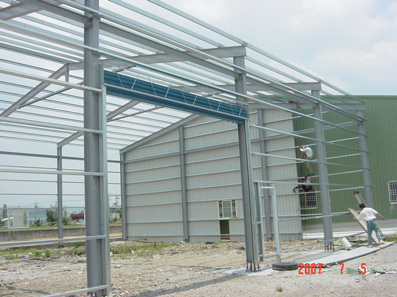 H型鋼構廠房設計施工