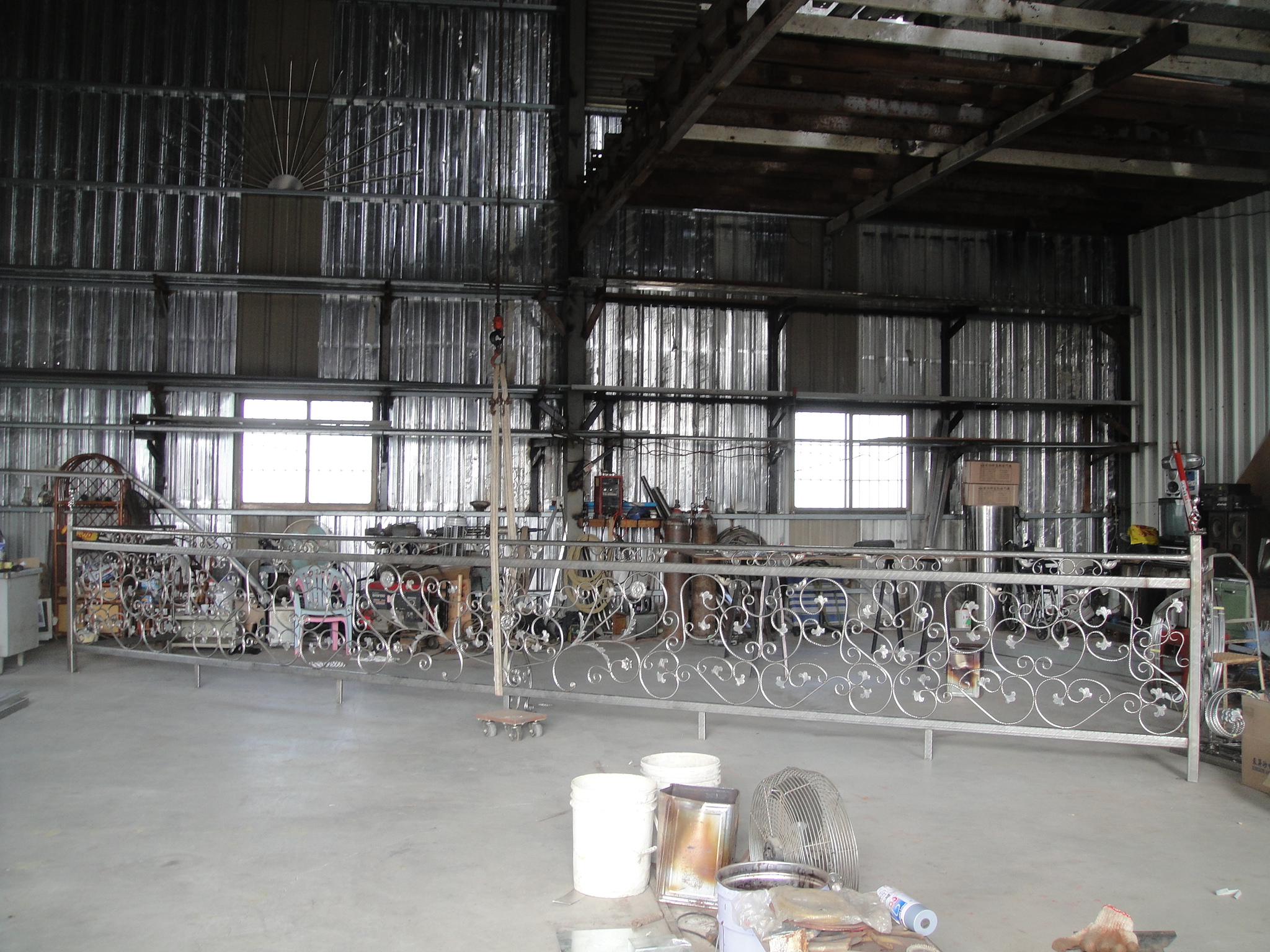 鍛造欄杆加工中