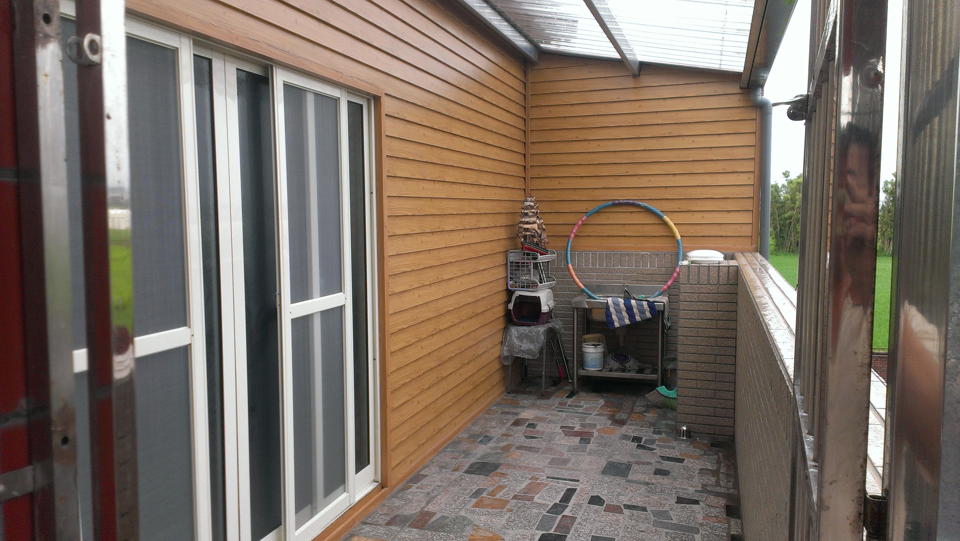 木紋烤漆浪板安裝