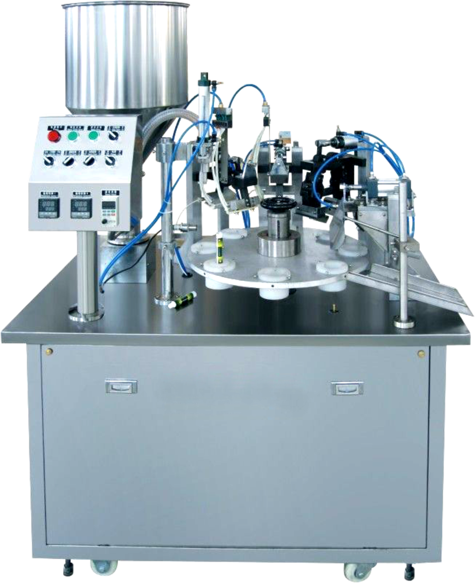 自動塑膠軟管充填封尾機