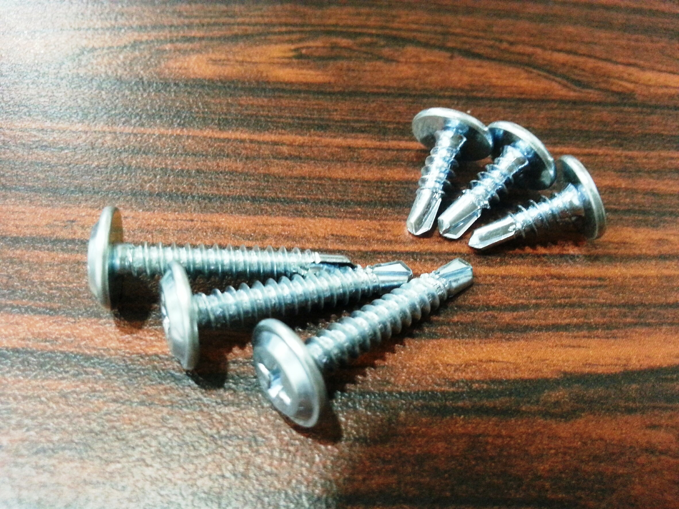 鈕釦平頂頭鑽尾螺絲-