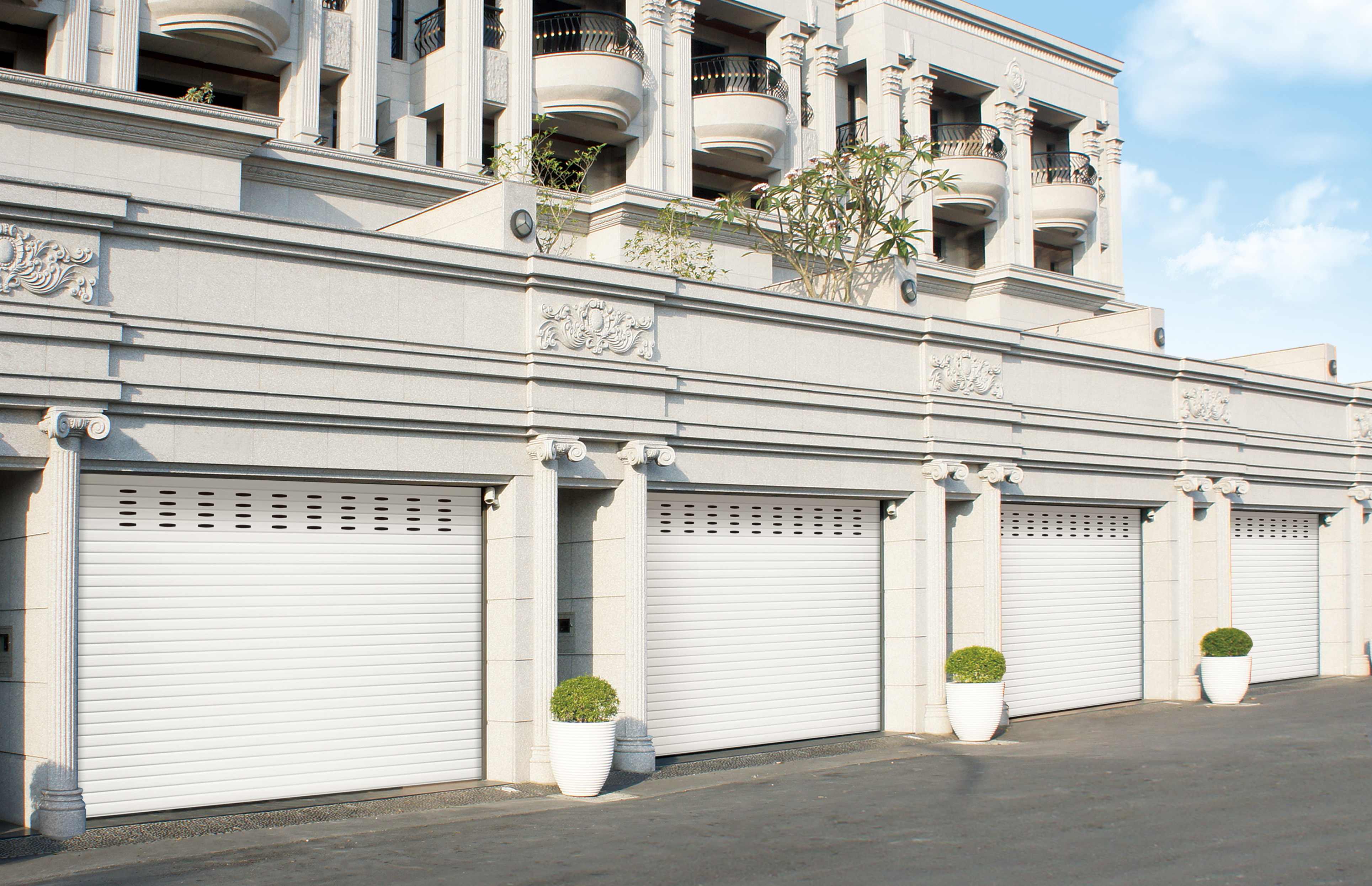 雙層鋁合金快速安全捲門-1