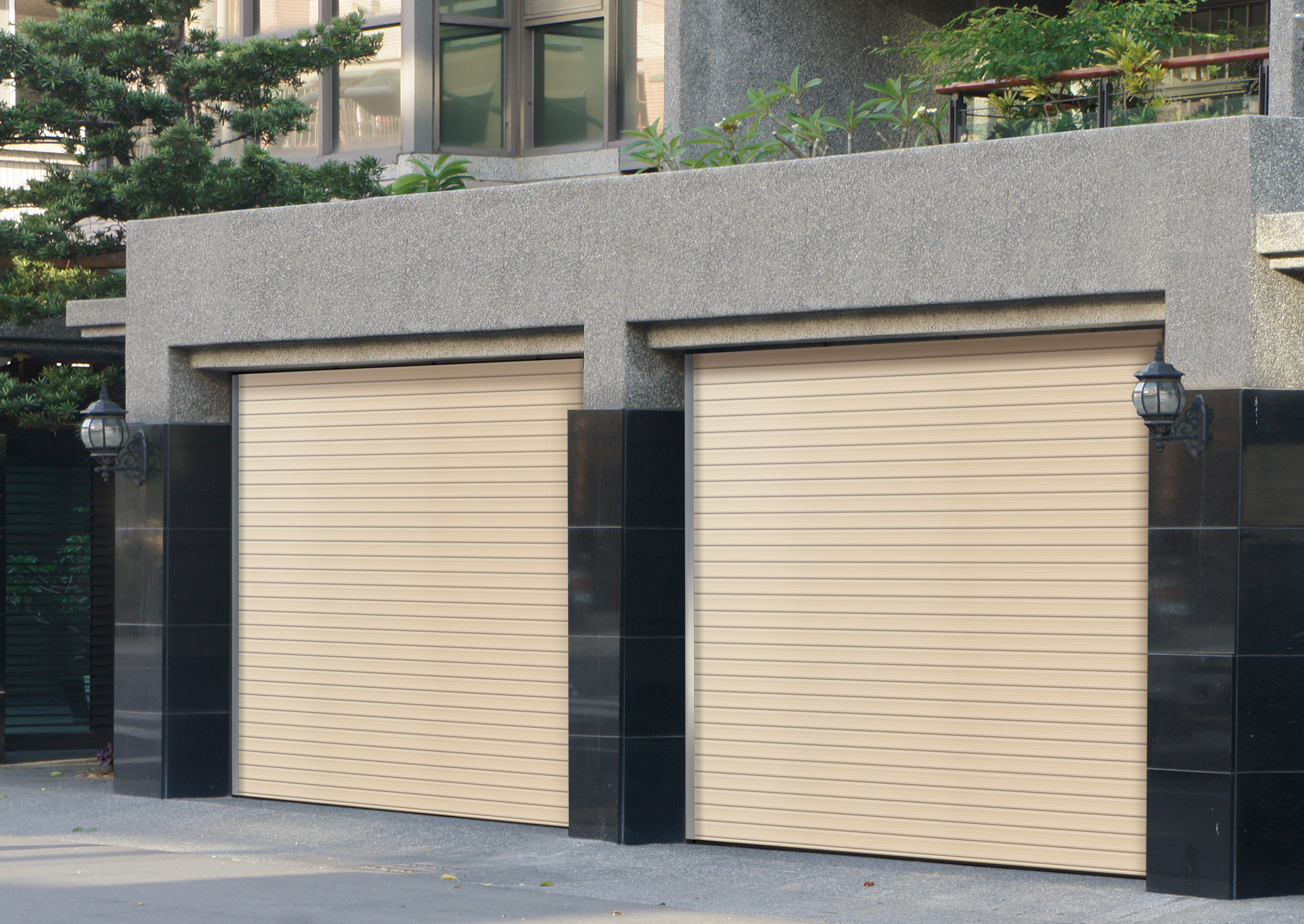 雙層鋁合金快速安全捲門-5