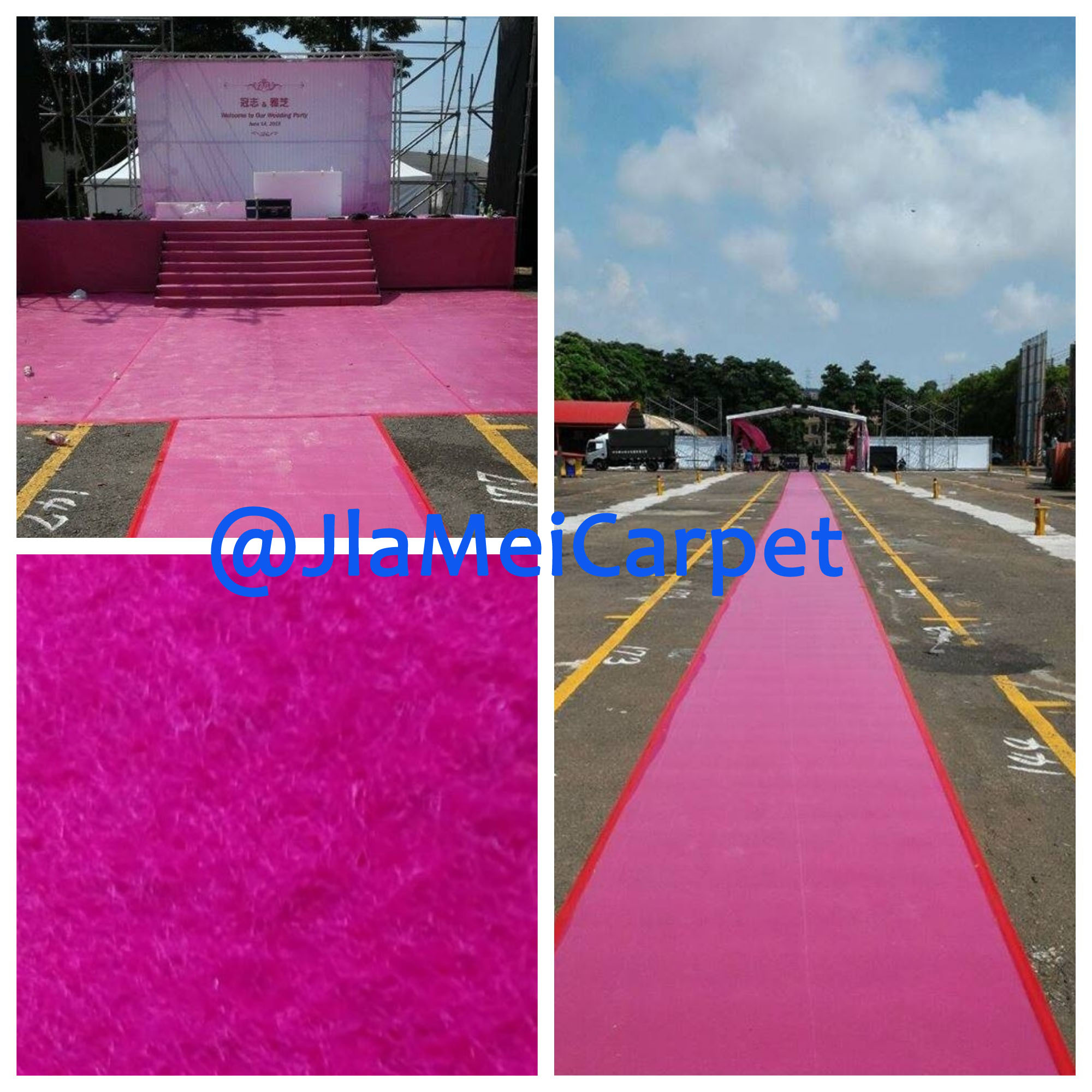 不織布地毯施作圖