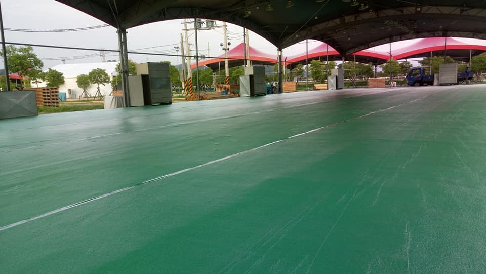 苗栗農業博覽會地毯鋪設20180904